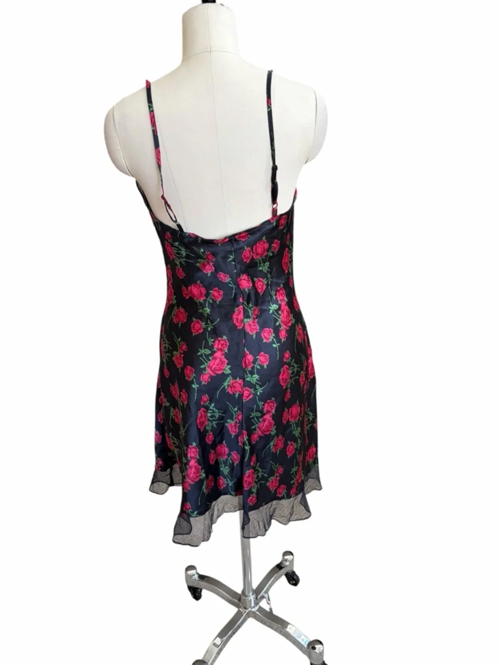 Vintage Black Label Silk Betsy Johnson mini dress size large